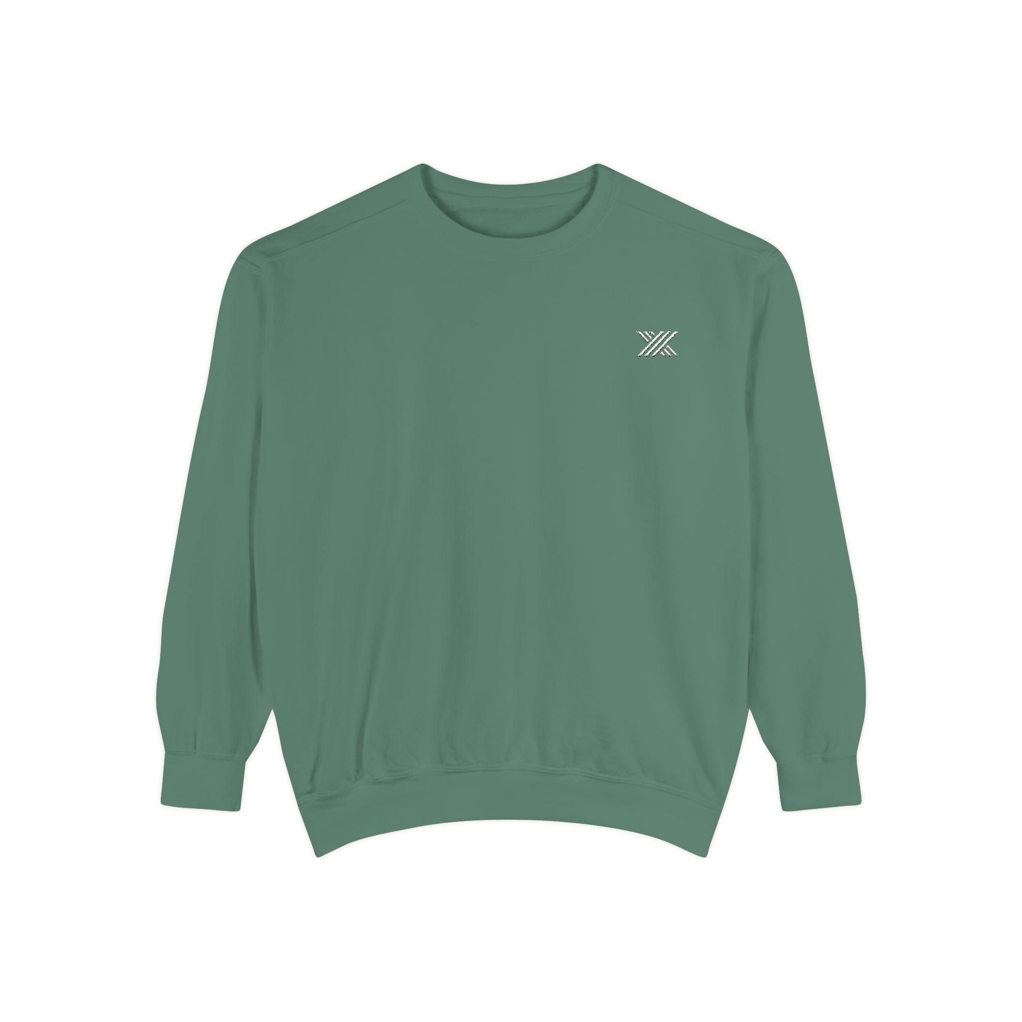 Coral Minimalist Bee Embroidered Sweatshirt