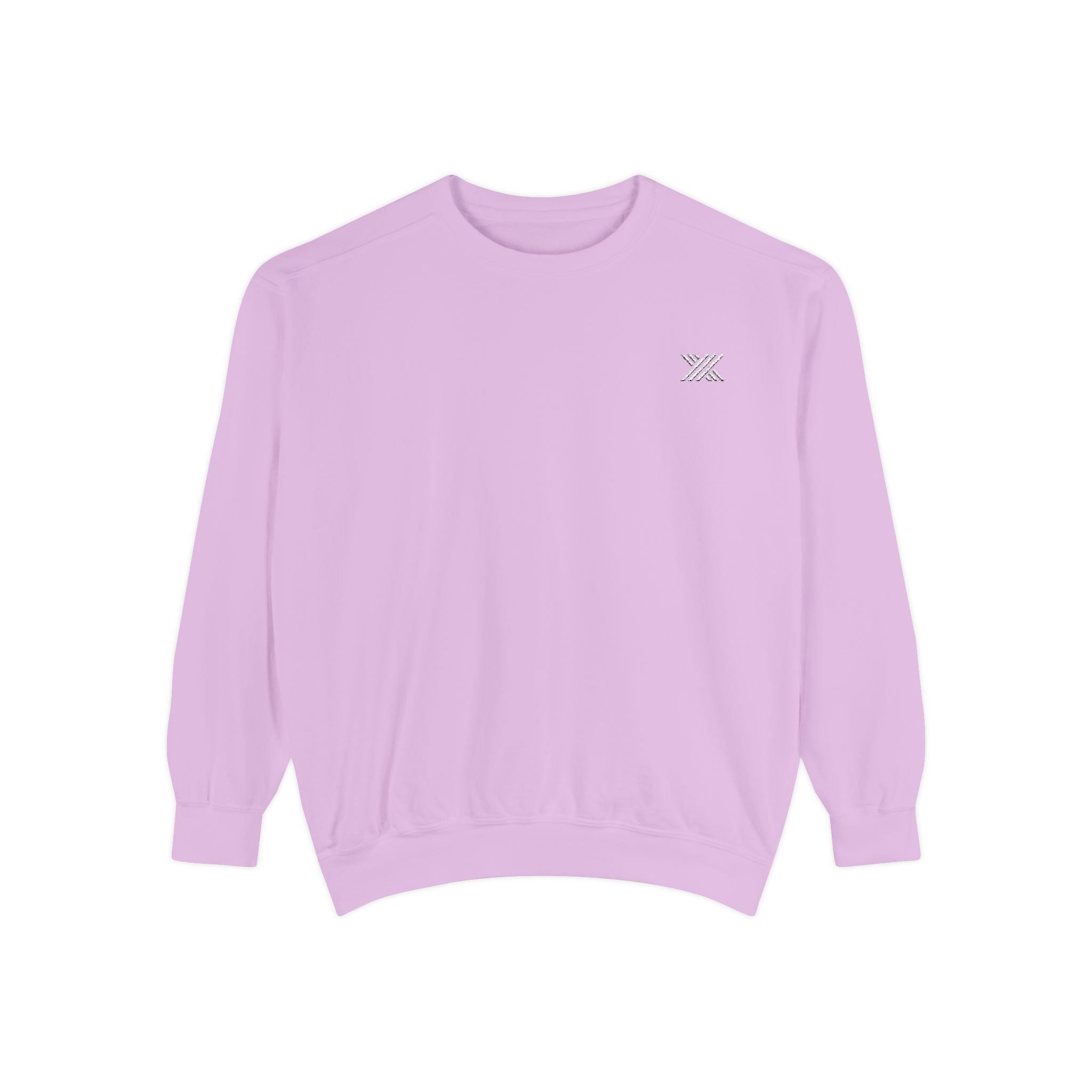Coral Minimalist Bee Embroidered Sweatshirt