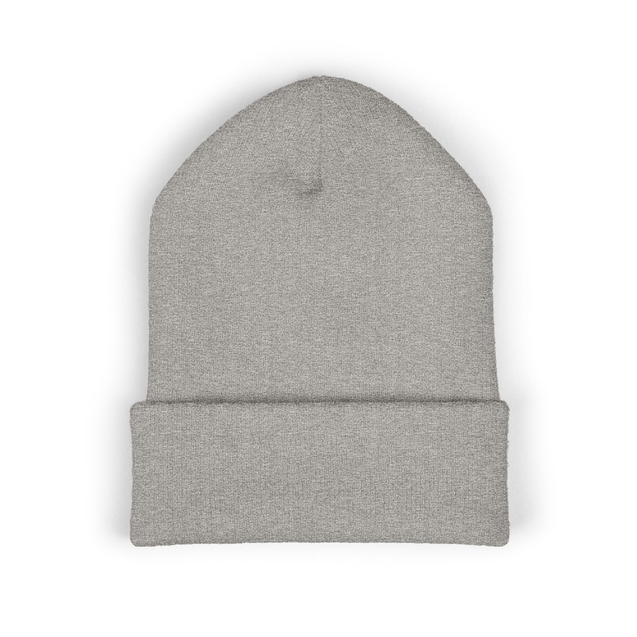 Alpha Stat Embroidered Cuffed Beanie – Bright Yellow Knit Hat