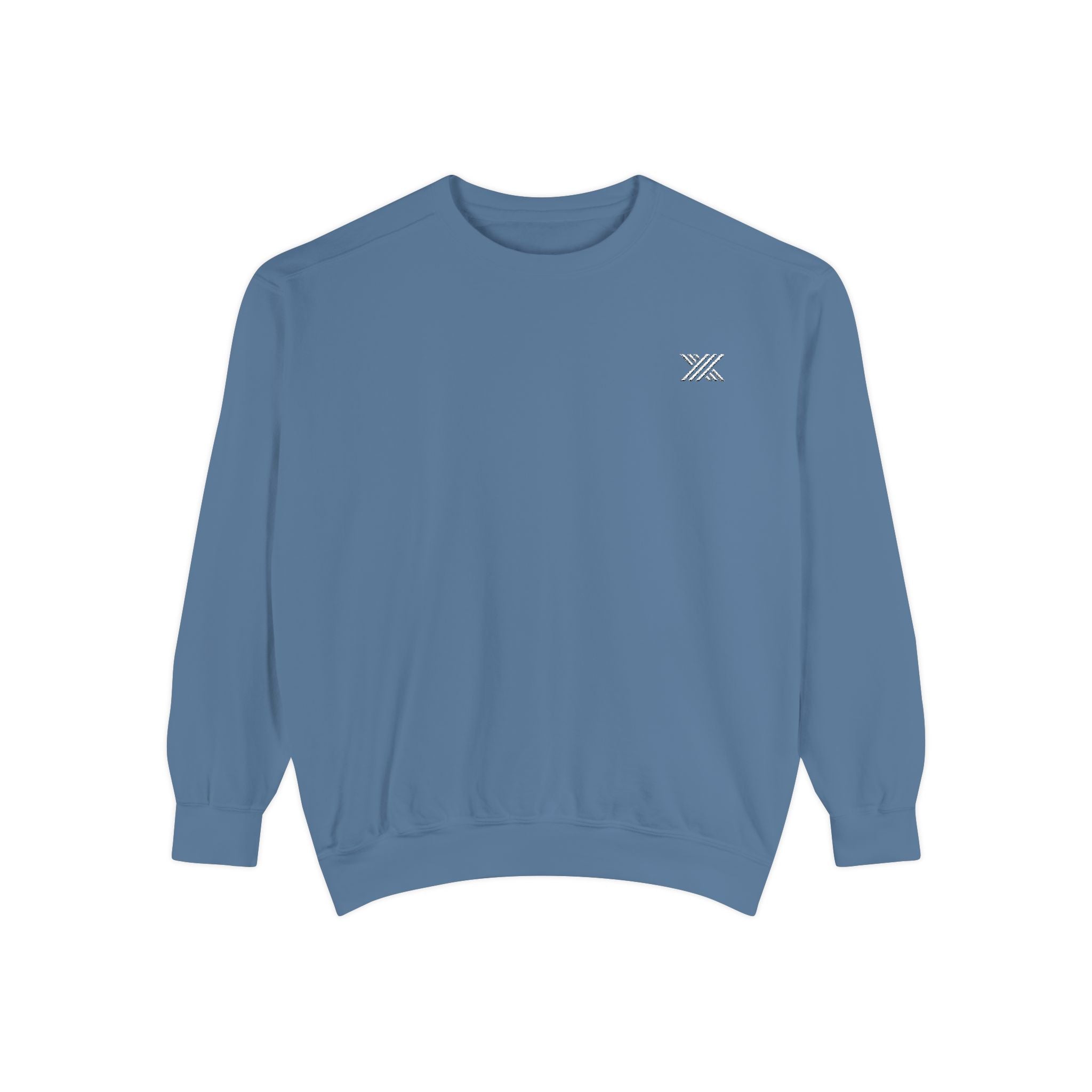Coral Minimalist Bee Embroidered Sweatshirt