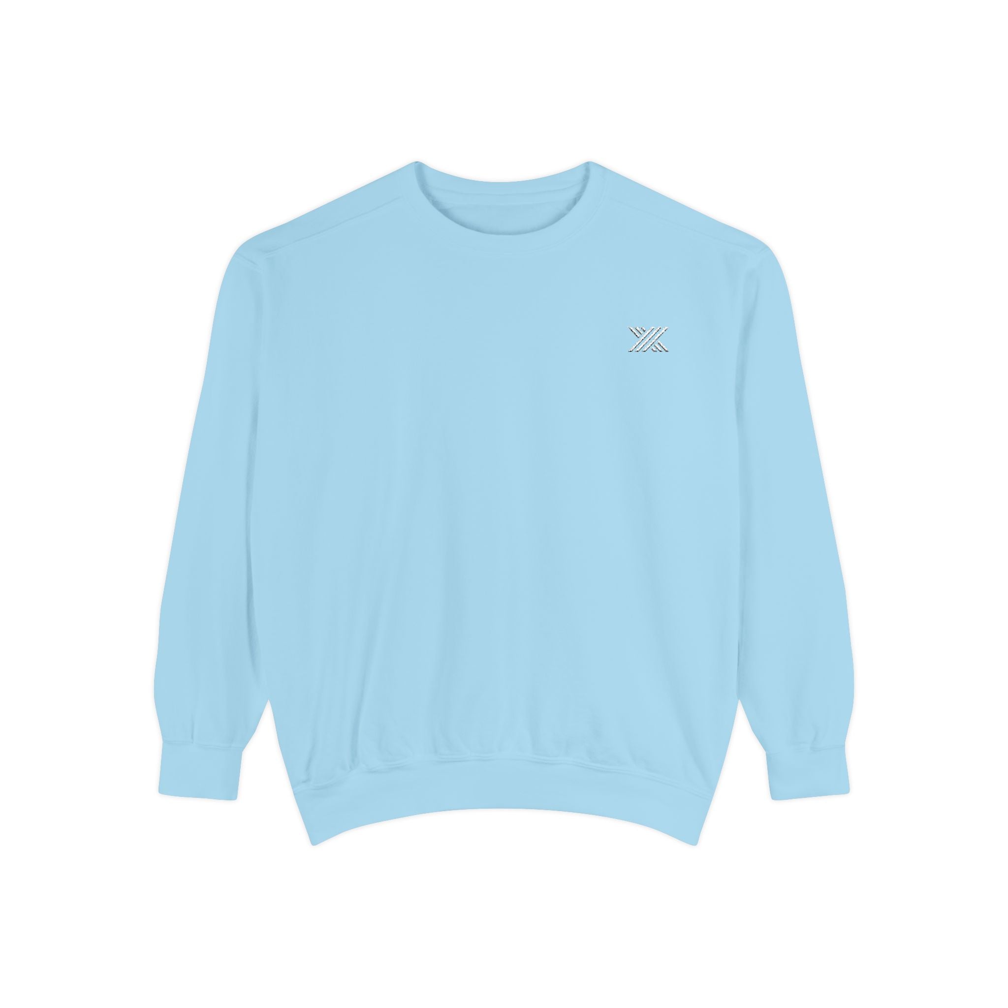 Coral Minimalist Bee Embroidered Sweatshirt