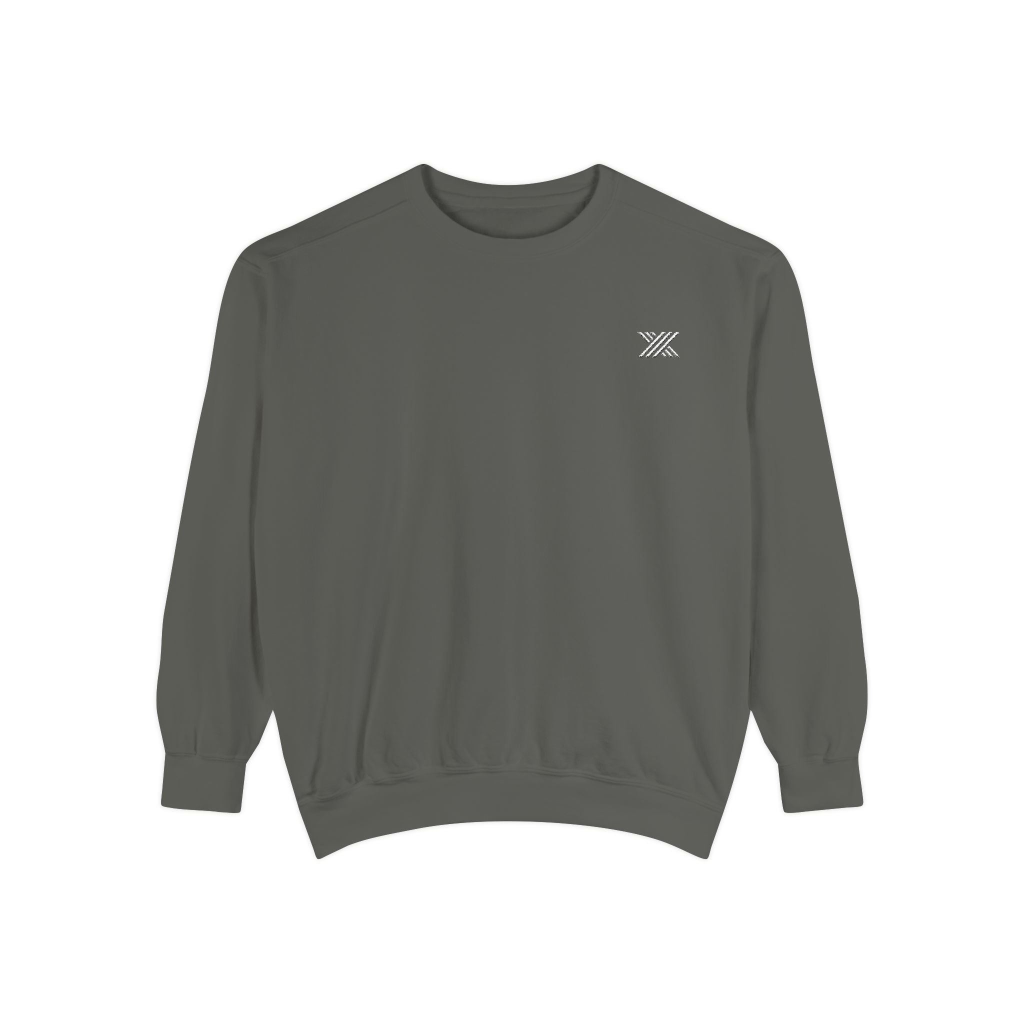 Coral Minimalist Bee Embroidered Sweatshirt