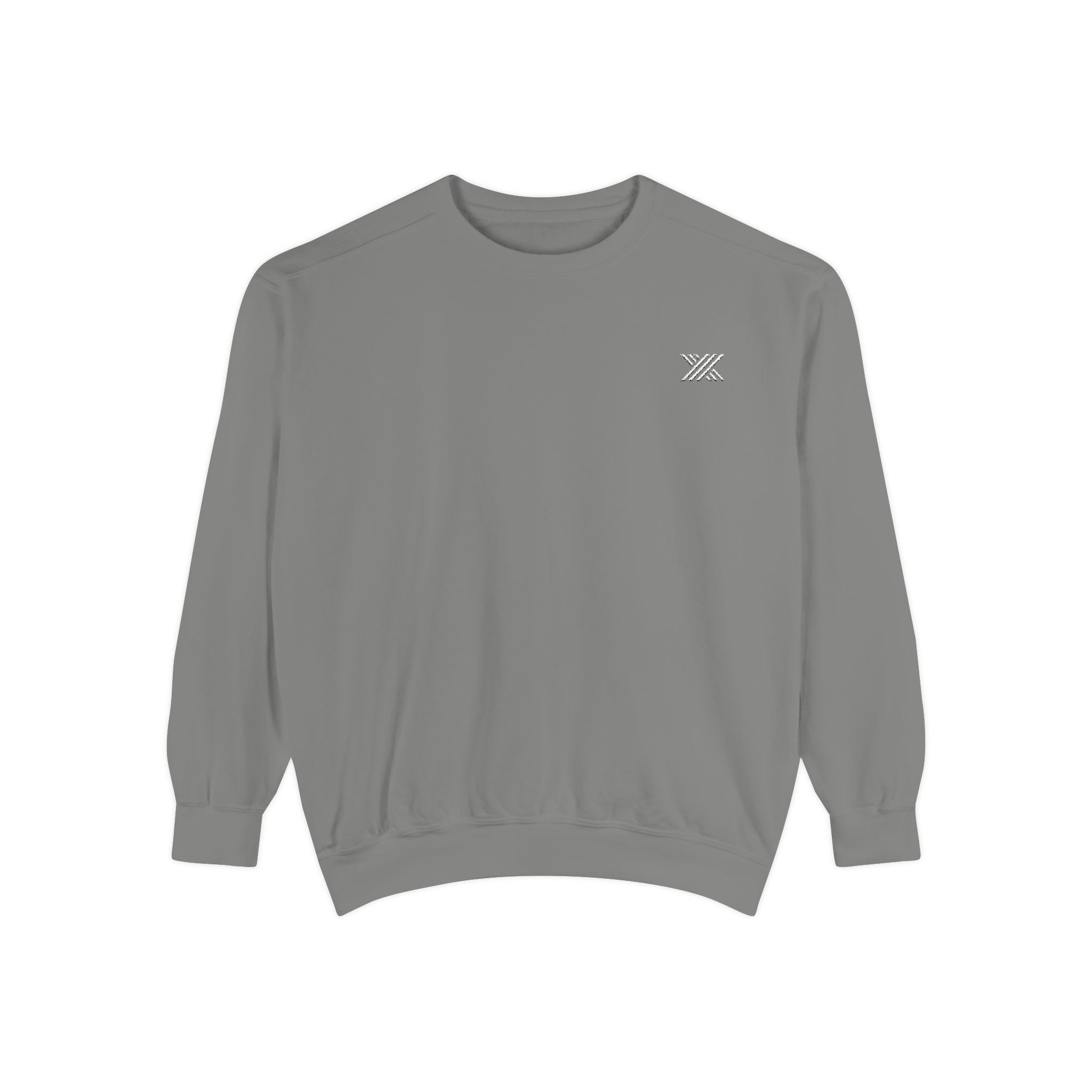 Coral Minimalist Bee Embroidered Sweatshirt