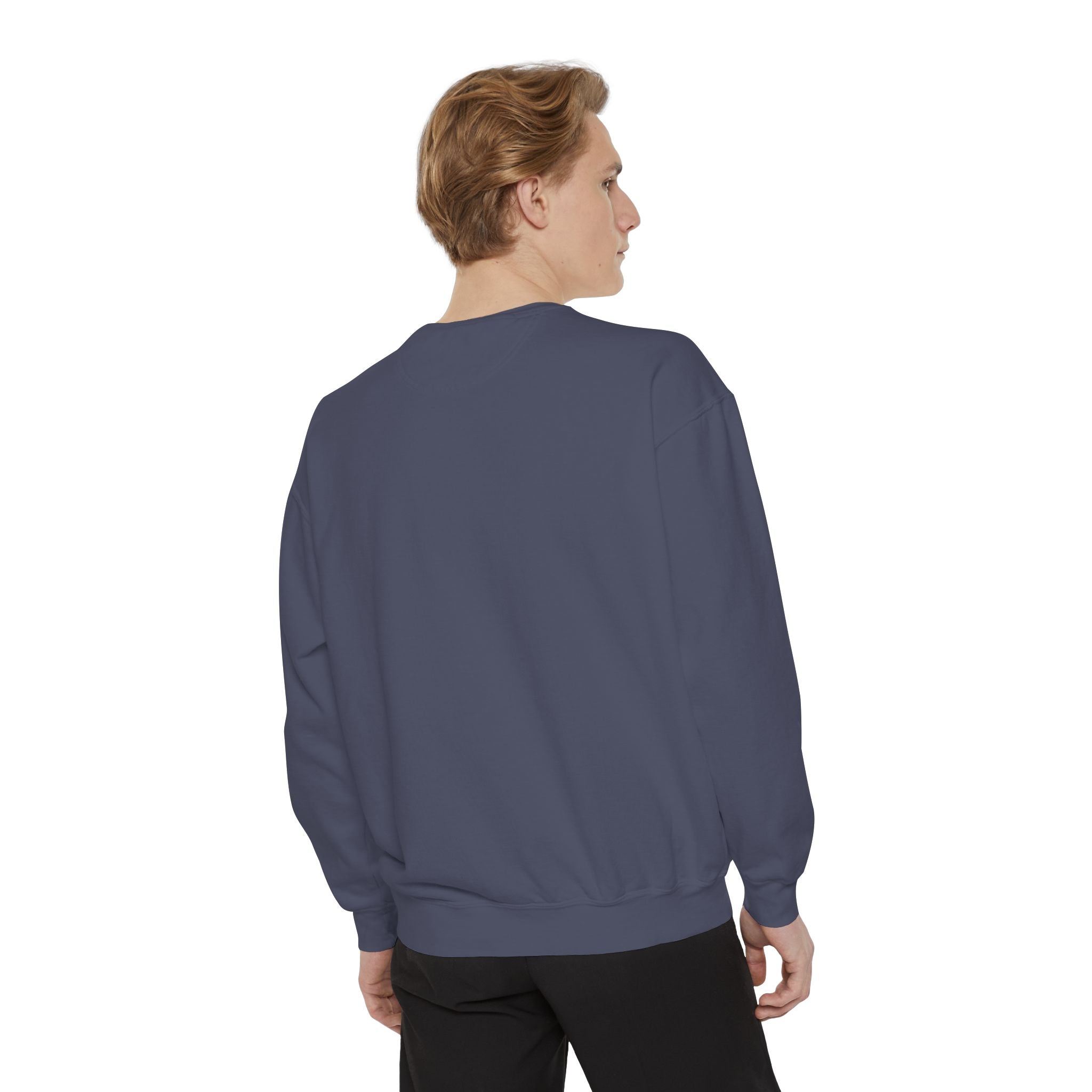 Coral Minimalist Bee Embroidered Sweatshirt