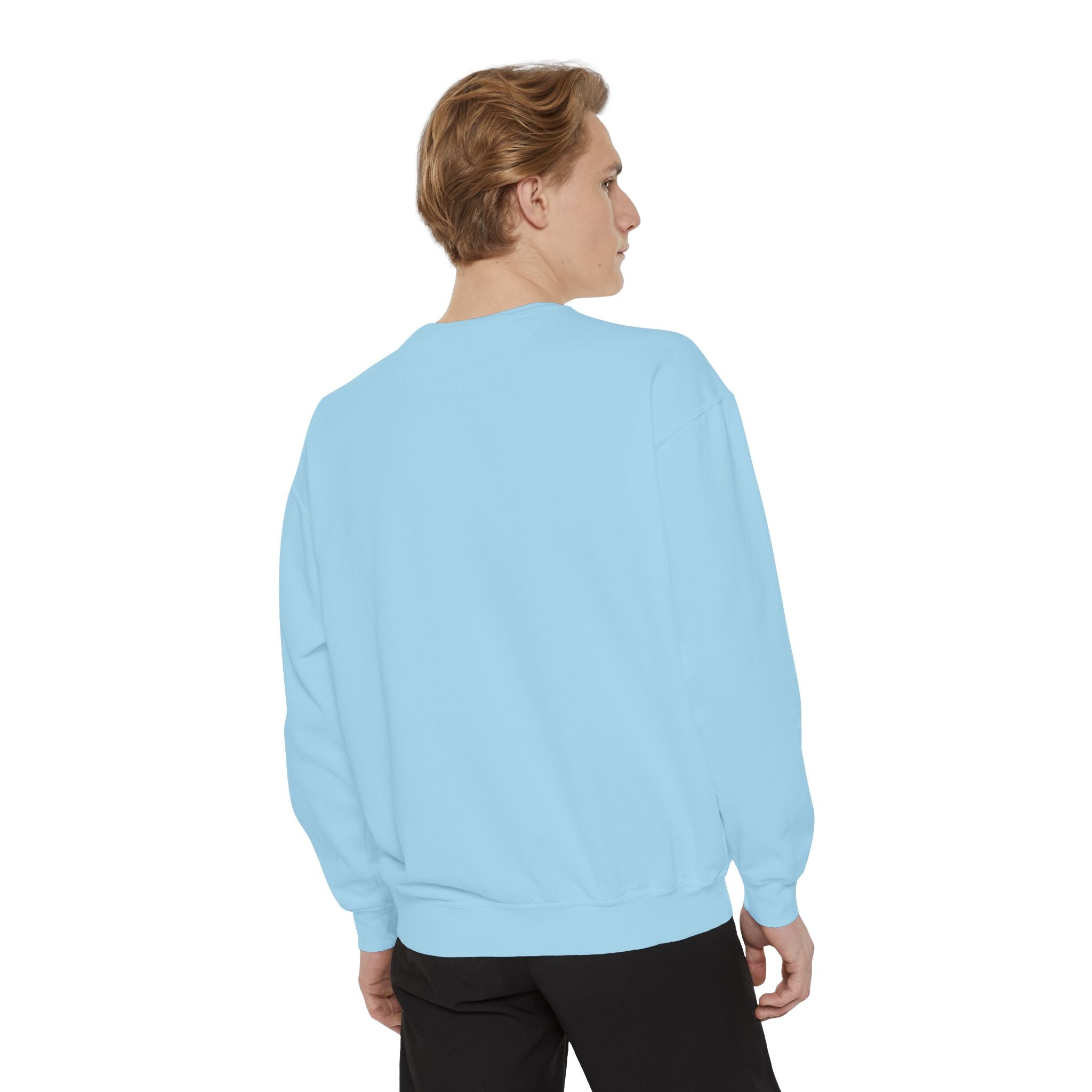 Coral Minimalist Bee Embroidered Sweatshirt