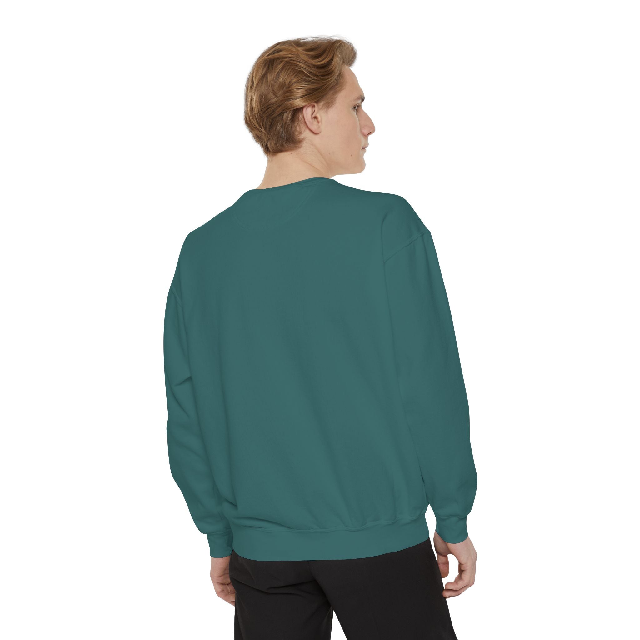 Coral Minimalist Bee Embroidered Sweatshirt