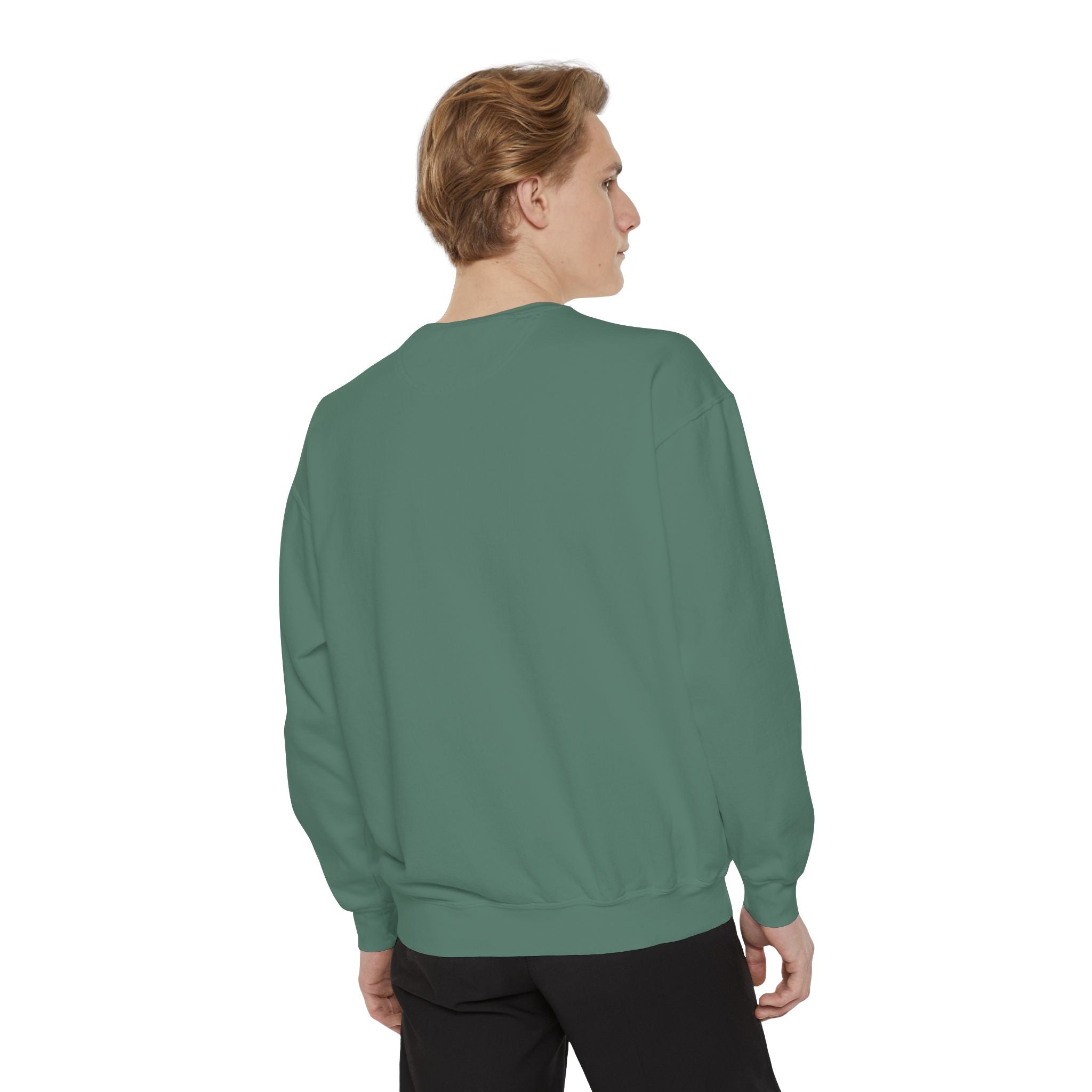 Coral Minimalist Bee Embroidered Sweatshirt