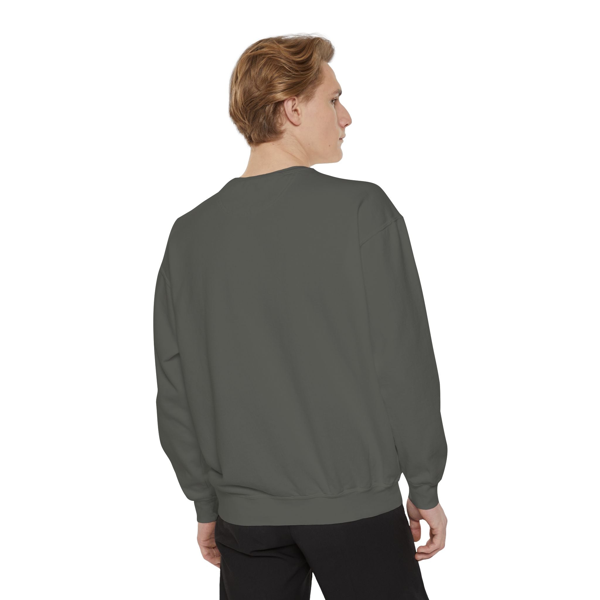 Coral Minimalist Bee Embroidered Sweatshirt