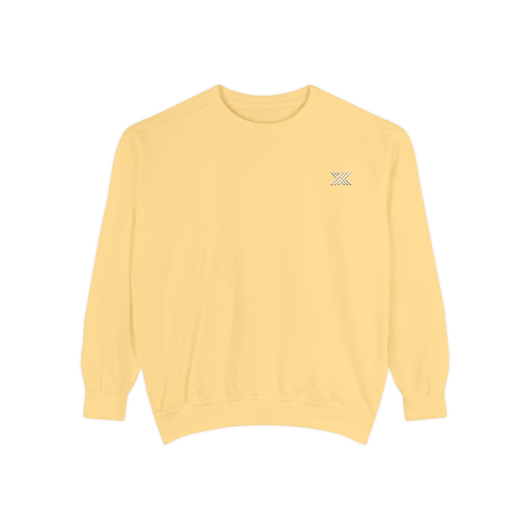 Coral Minimalist Bee Embroidered Sweatshirt