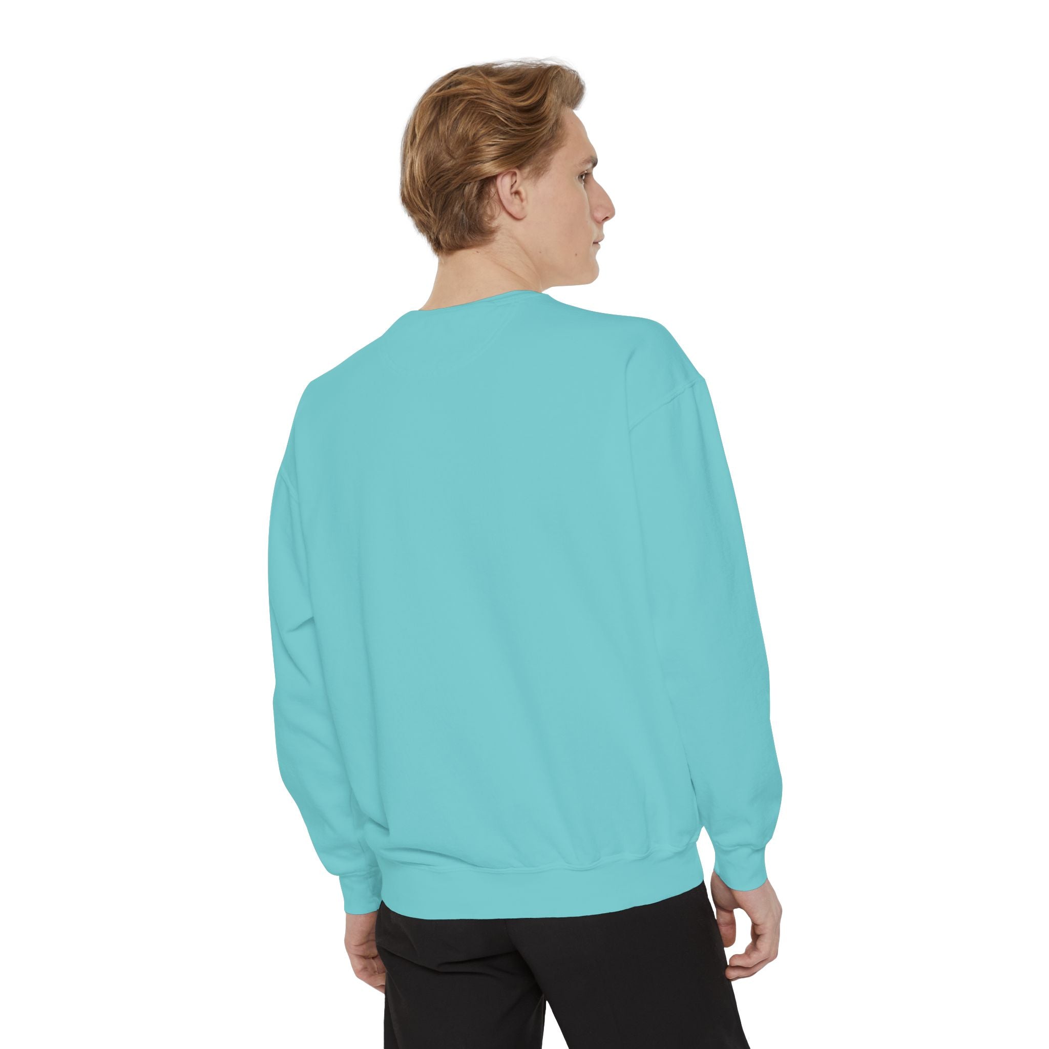 Coral Minimalist Bee Embroidered Sweatshirt