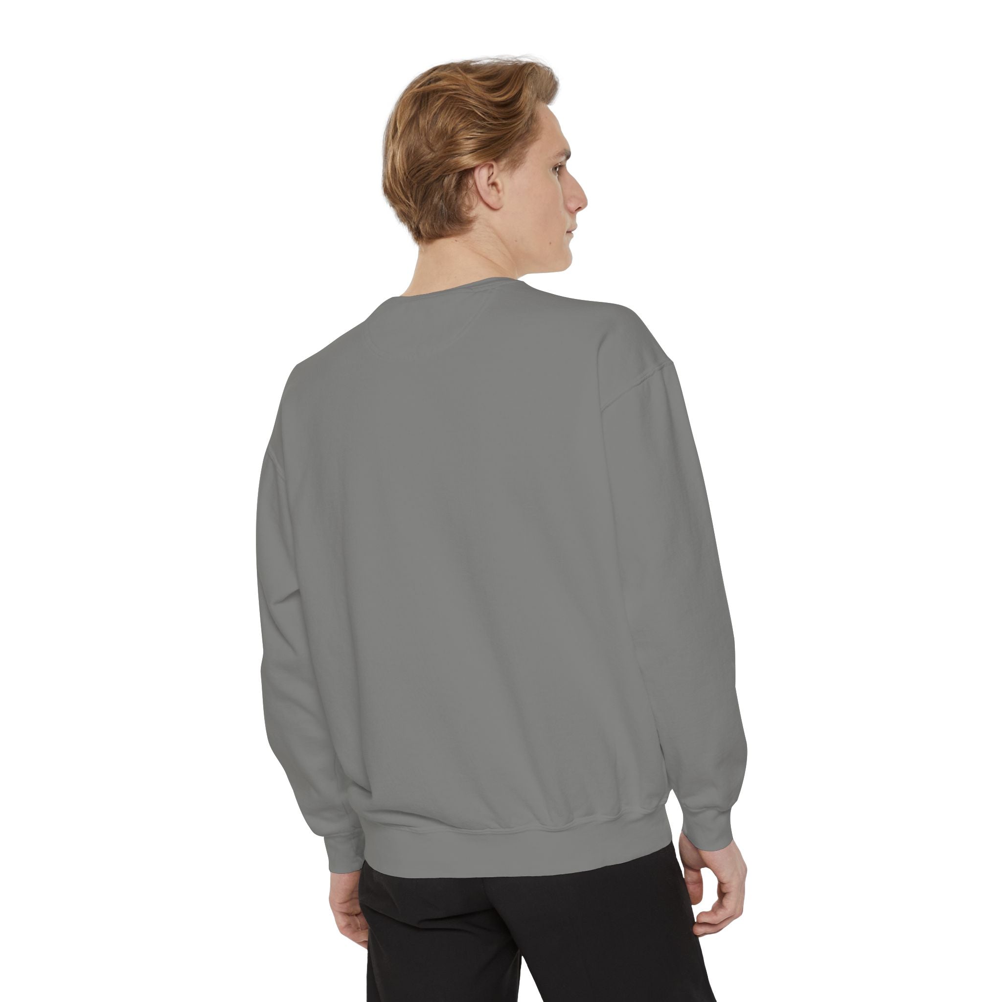 Coral Minimalist Bee Embroidered Sweatshirt