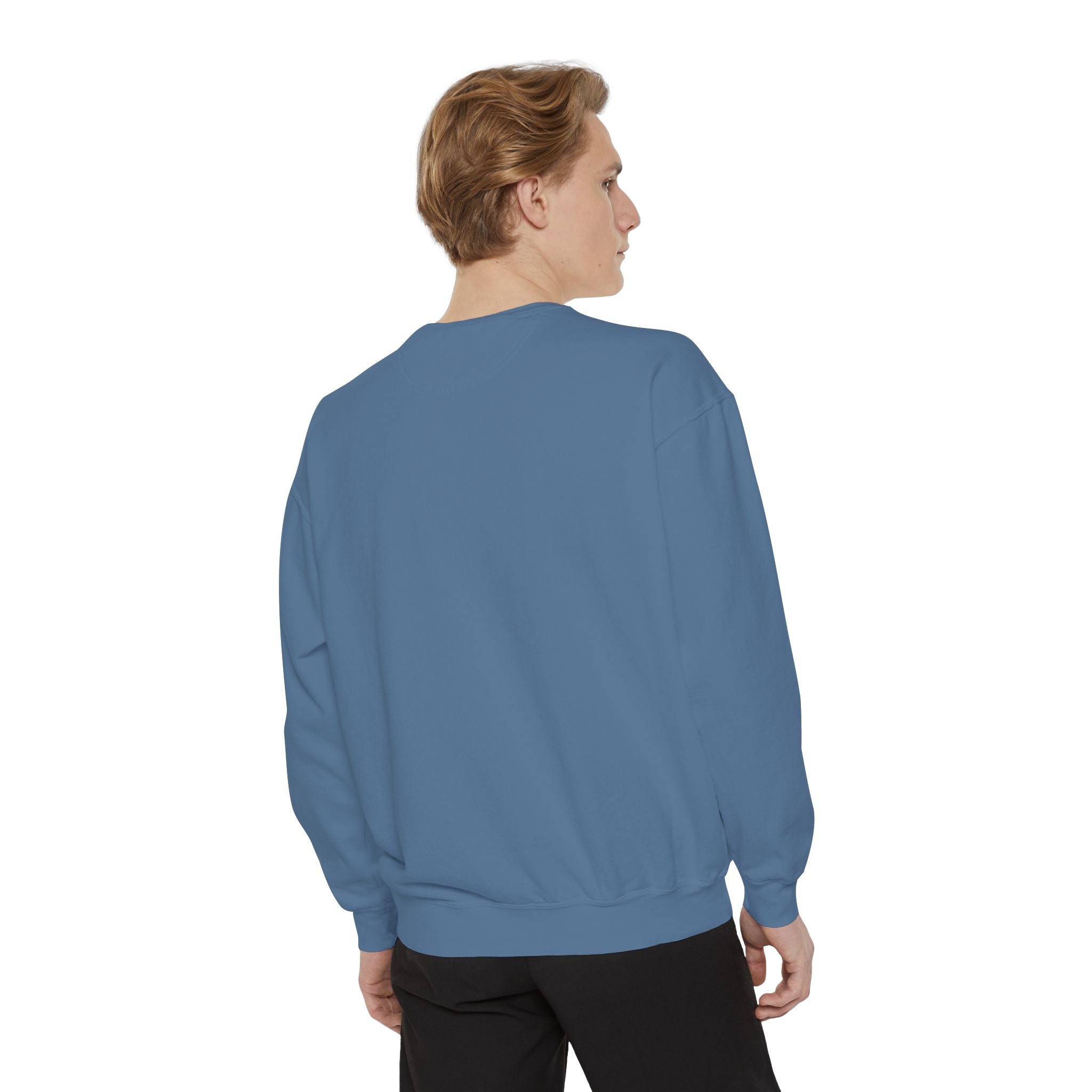 Coral Minimalist Bee Embroidered Sweatshirt