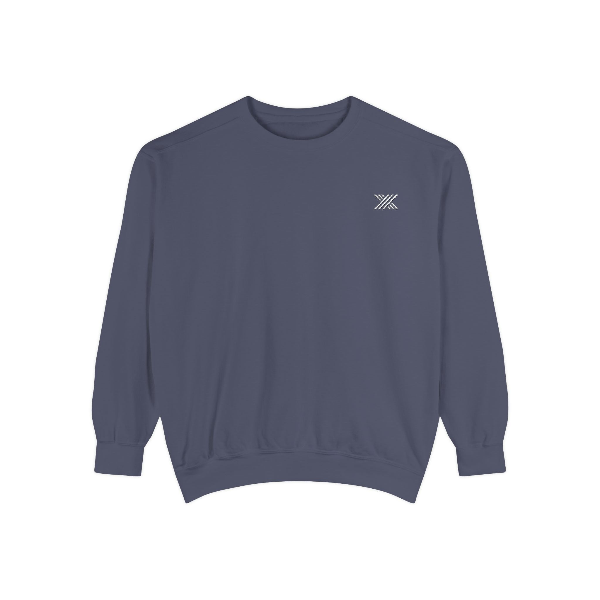 Coral Minimalist Bee Embroidered Sweatshirt