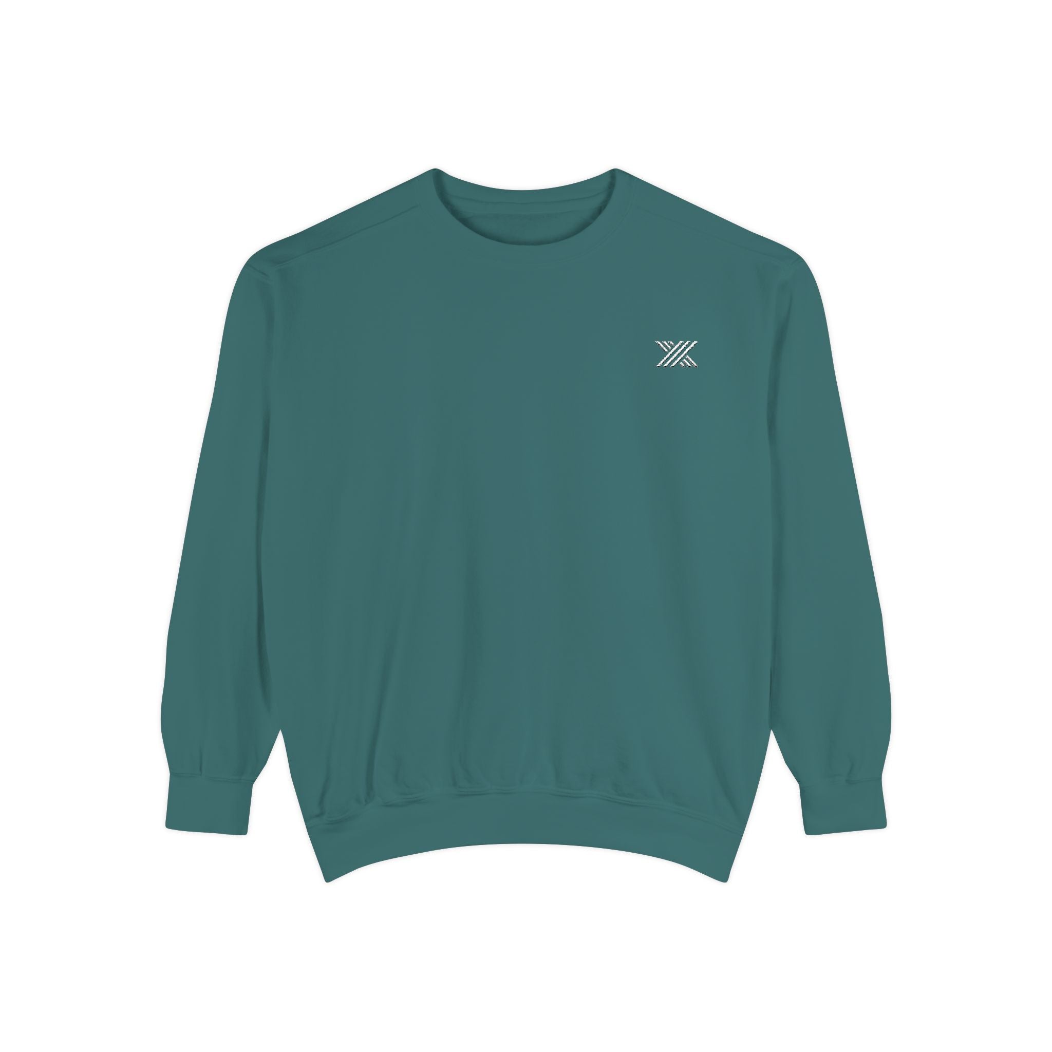 Coral Minimalist Bee Embroidered Sweatshirt