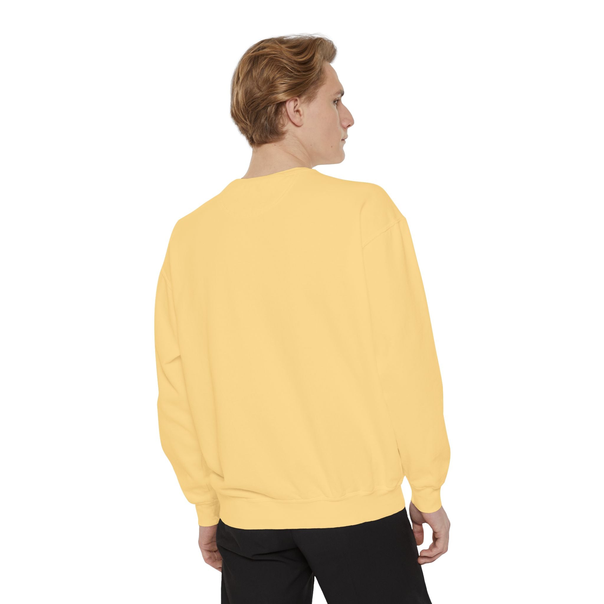 Coral Minimalist Bee Embroidered Sweatshirt