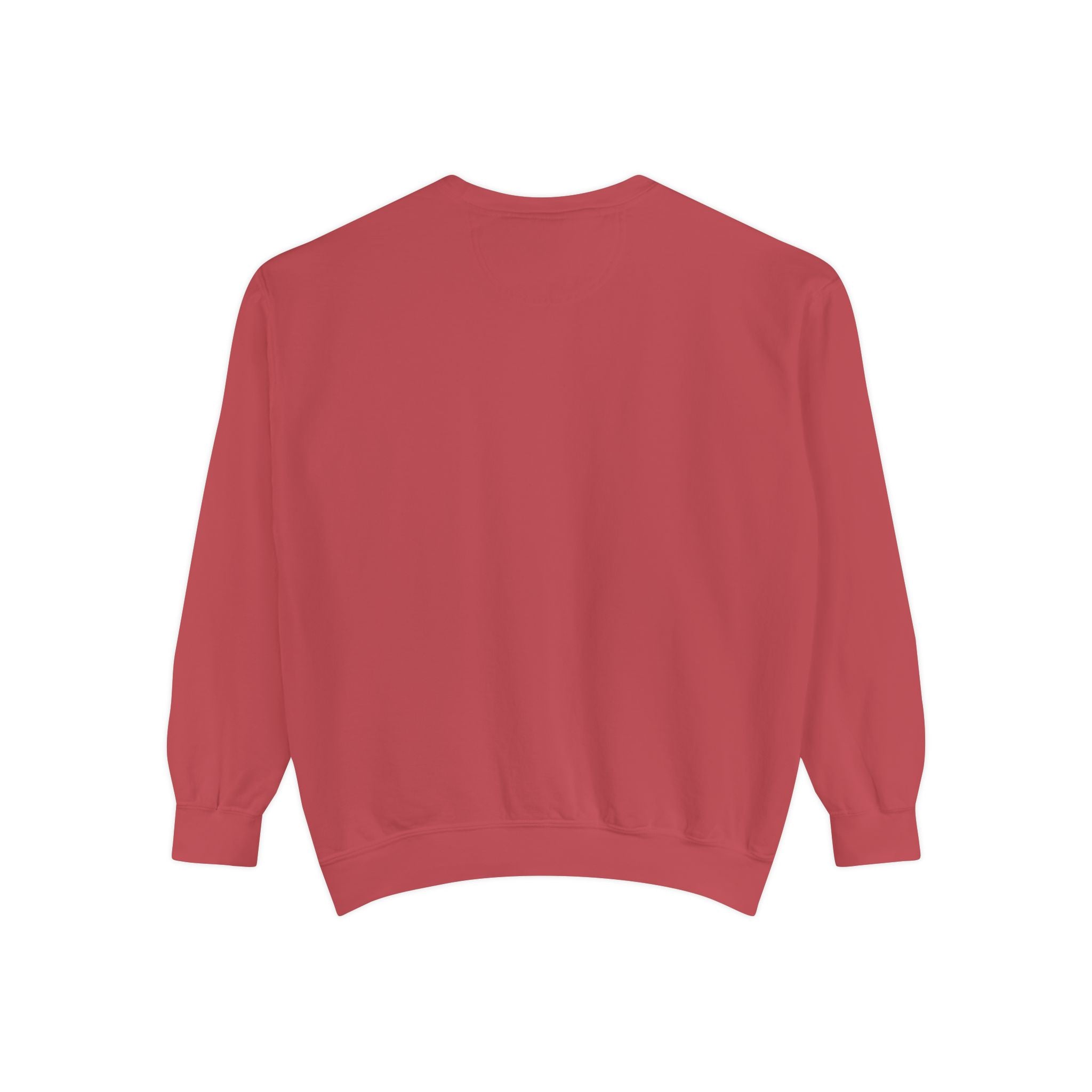 Coral Minimalist Bee Embroidered Sweatshirt