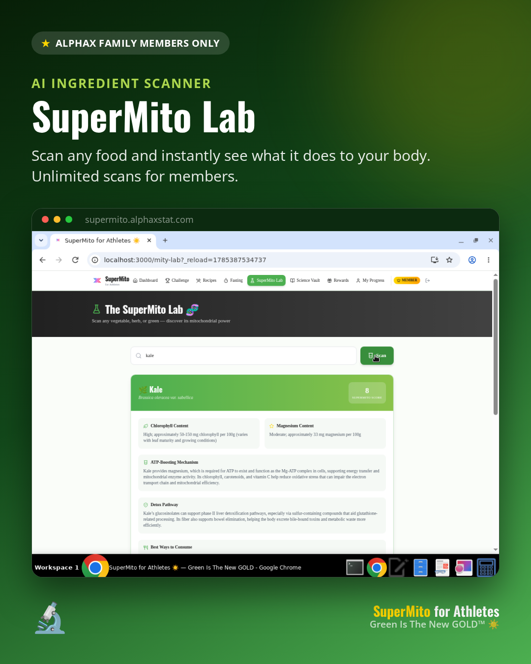 SuperMito for Athletes: Membership (Monthly)